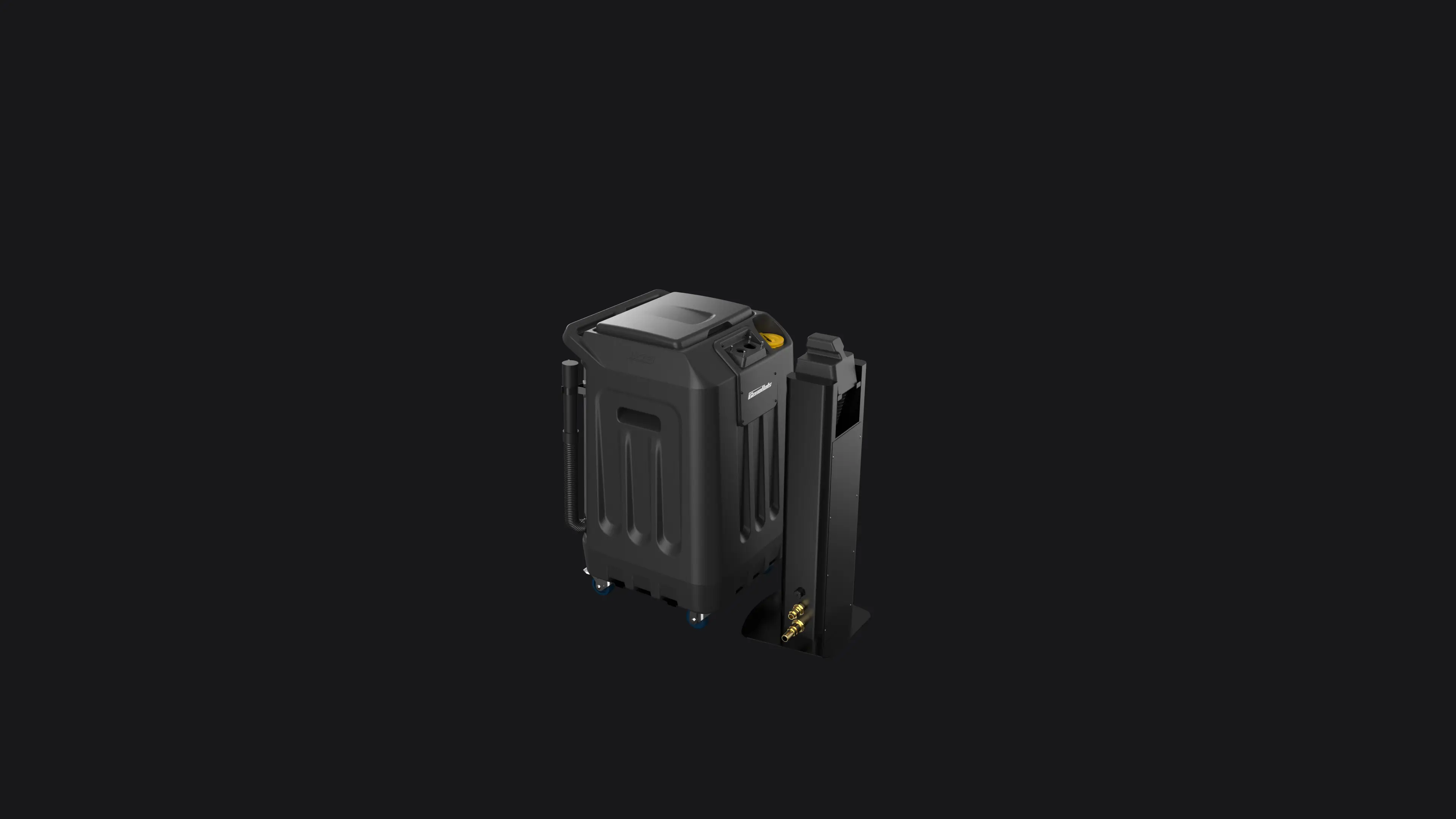 CenoBots L3 s mobilním vodním tankem pro delší provoz