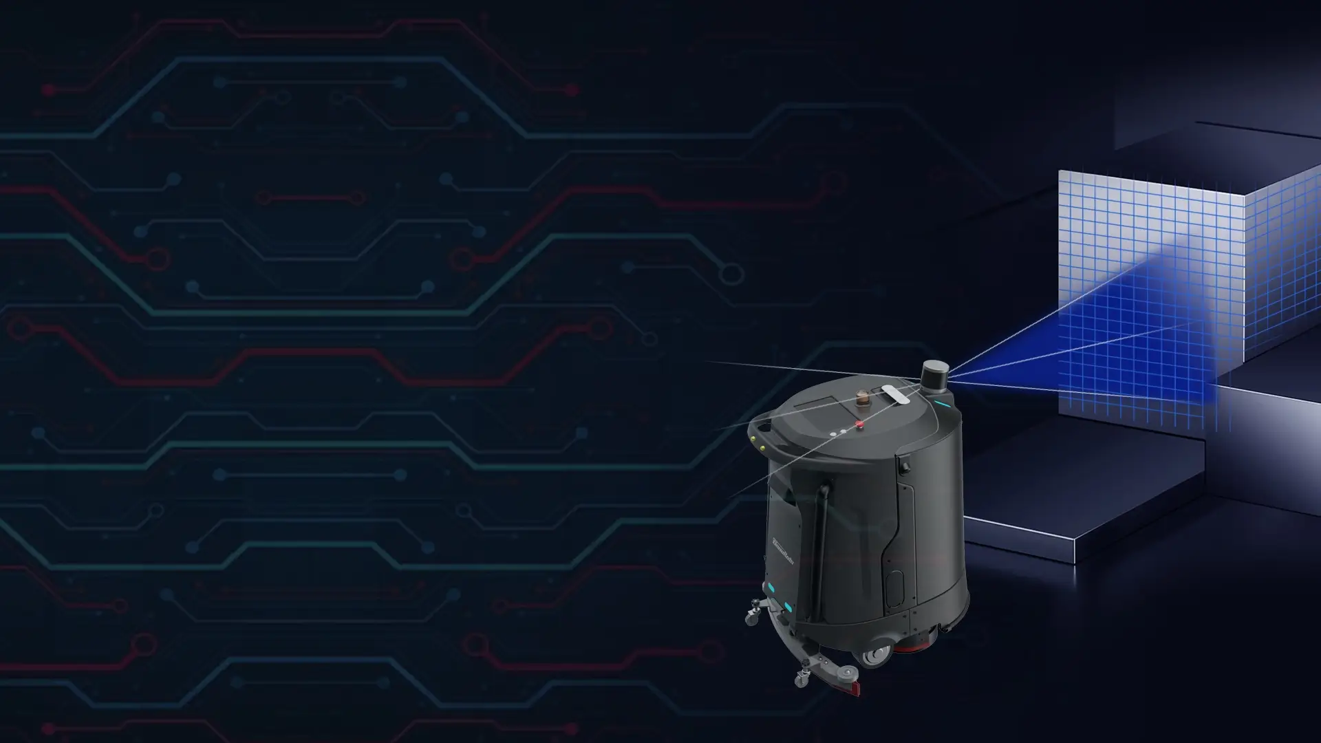 CenoBots L4 bezpečně rozpoznává překážky a dynamický provoz