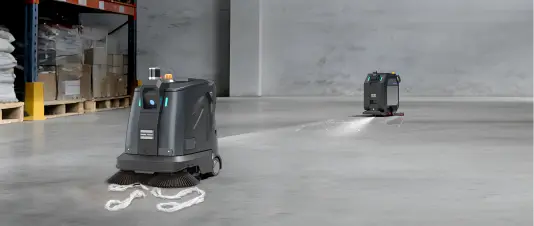 CenoBots S5 spolupracuje s úklidovými roboty v režimu TeamClean